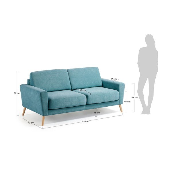 Tirkizna sofa Kave Home Guy-image-1