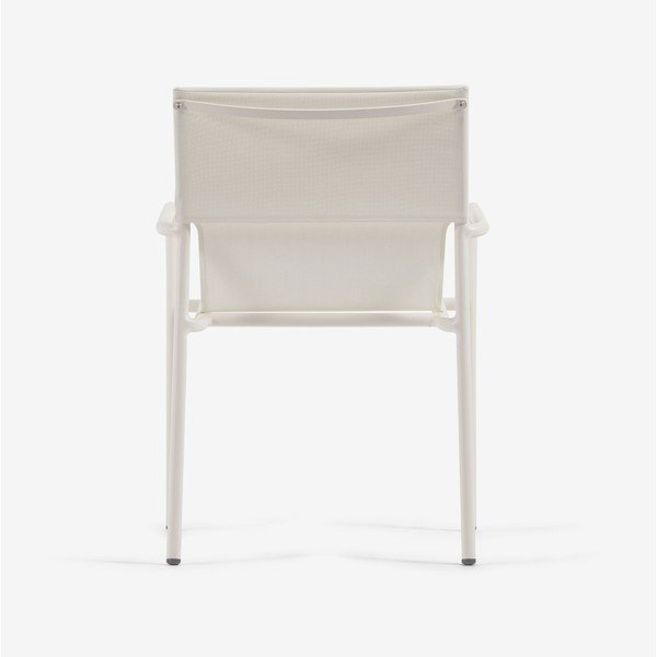 Bijela aluminijska vrtna stolica Kave Home Zaltana-image-4