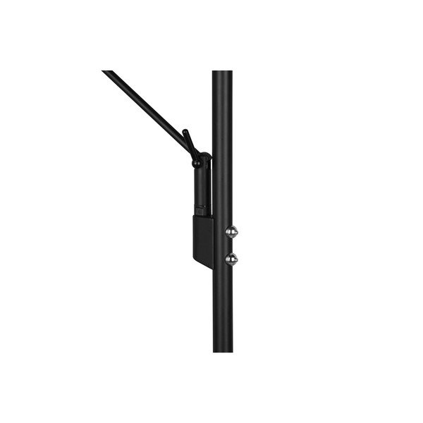 Mat crna LED stojeća svjetiljka s mogućnosti zatamnjivanja (visina 180 cm) Brantford – Trio-image-3