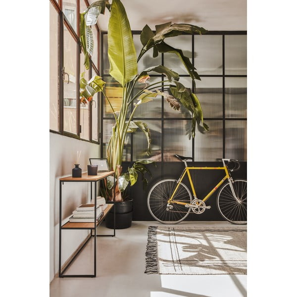 Konzolni stol u dekoru hrasta 120x30 cm Yona - Kave Home-image-2