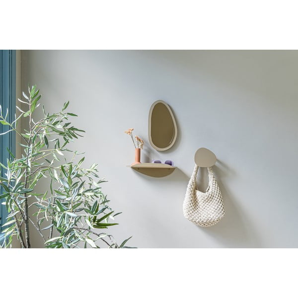 Bež metalna polica 34 cm Pipa – Spinder Design-image-4