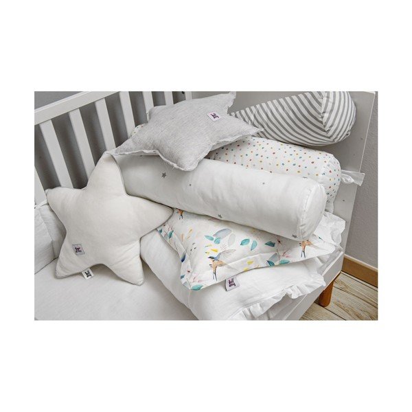 Sivi dječji laneni jastuk u obliku zvijezde BELLAMY Stripes-image-3