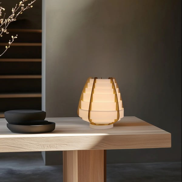 Bijela stolna lampa (visina 27 cm) Nagoja – Candellux Lighting-image-3