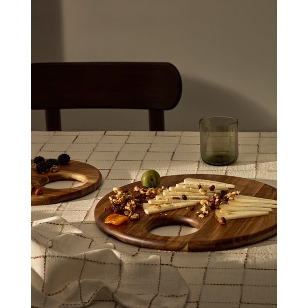 Drvena daska za rezanje za serviranje ø 30,5 cm Klot – Kave Home-image-2