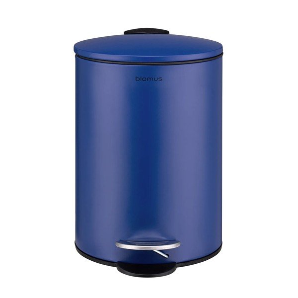 Plava željezna kanta za smeće s pedalom 3 l Tubo – Blomus