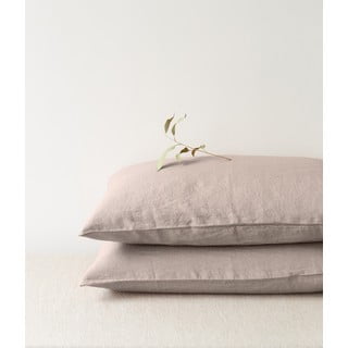 Svjetlosmeđa lanena jastučnica Linen Tales, 70 x 90 cm