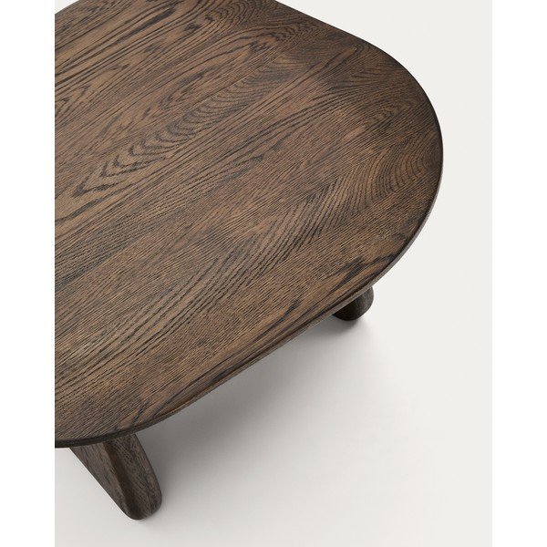 Pomoćni stol od punog hrasta 70x71 cm Pirita – Kave Home-image-4