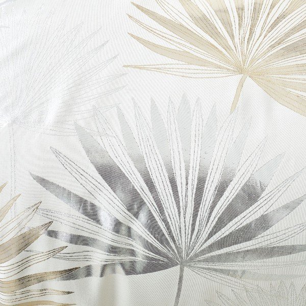 Krem posteljina za bračni krevet 200x200 cm Luxe Palm – Catherine Lansfield-image-4
