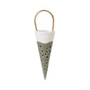 Viseća zelena keramička dekoracija Kähler Design Cone, visina 14,5 cm
