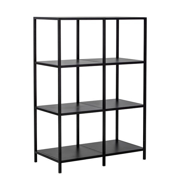 Crna metalna biblioteka 80x114 cm Valde – Bloomingville-image-4