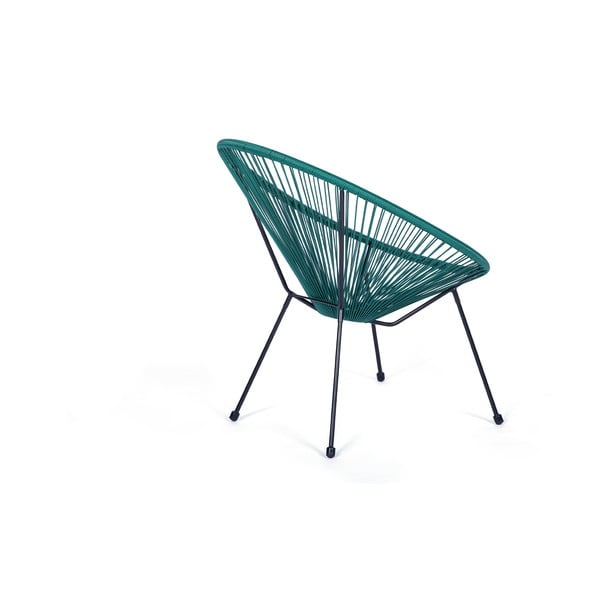 Zelena vrtna fotelja od umjetnog ratana Le Bonom Avocado-image-3