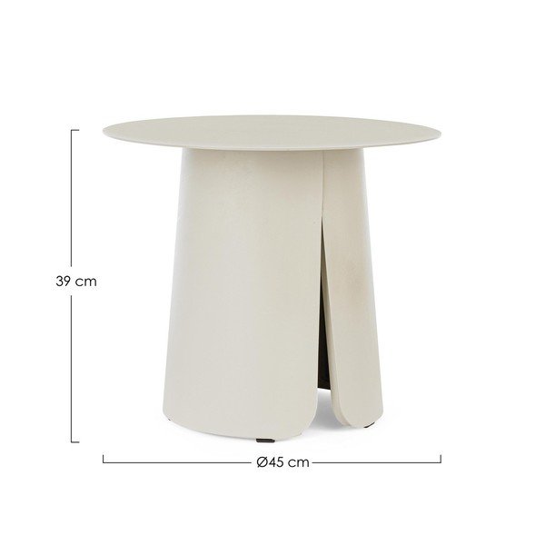 Okrugao vrtni stolić aluminijski ø 45 cm Bryan – Bizzotto-image-2