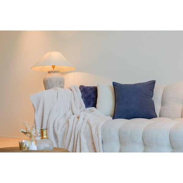 Bijela/bež deka od umjetnog krzna 150x200 cm Ruby – Tiseco Home Studio-image-4