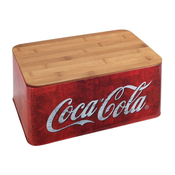 Kutija za crveni kruh s poklopcem od bambusa Wenko Coca-Cola World