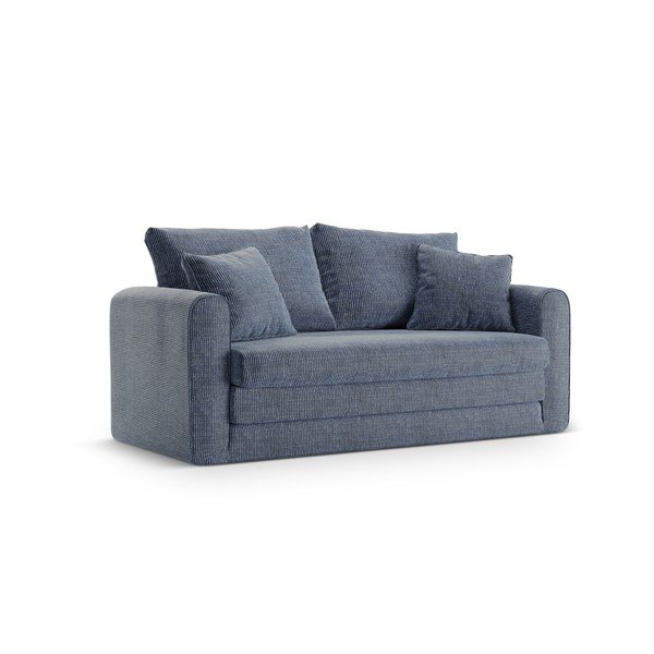 Prljavo plava sklopiva sofa 158 cm Lido – Micadoni 