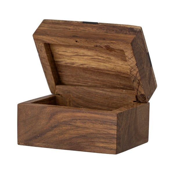 Smeđa dekorativna drvena kutija za pohranu 6,5x4,5x4 cm Cemile – Bloomingville-image-2