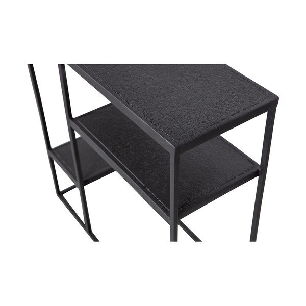 Crna metalna polica WOOOD Febe-image-2