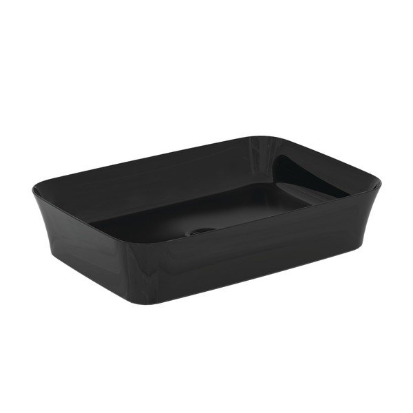 Sjajno crni keramički umivaonik 55x38 cm Ipalyss – Ideal Standard