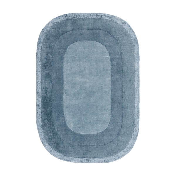 Plavi ručno rađen tepih od mješavine vune 160x230 cm Halo – Asiatic Carpets