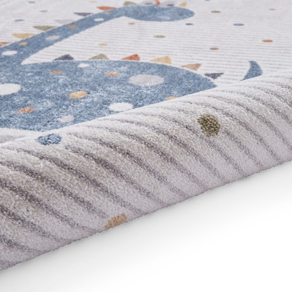 Plavi/svijetlo sivi dječji tepih 120x170 cm Vida Kids Dinosaur – Think Rugs-image-4