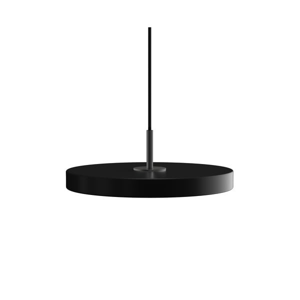 Crna LED viseća svjetiljka s metalnim sjenilom ø 31 cm Asteria Mini – UMAGE