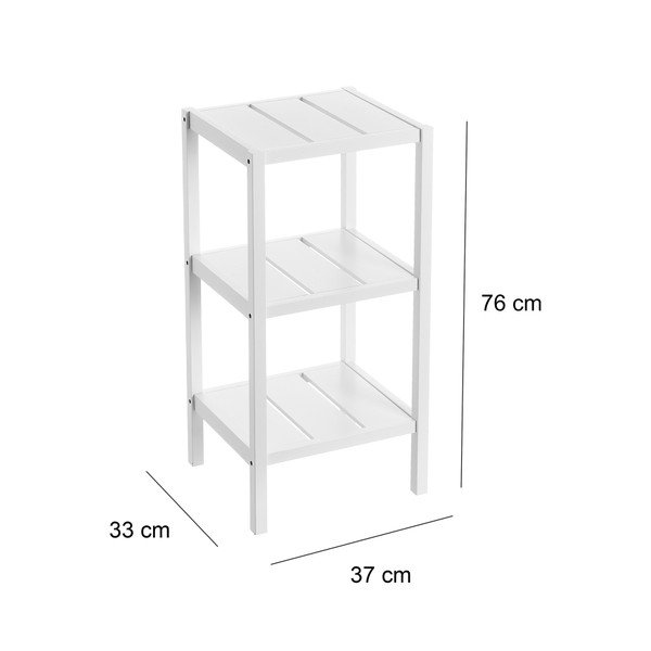 Bijeli regal 37x76 cm – Casa Selección-image-3