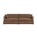 Svjetlo smeđa sofa od samta 266 cm Mobby – Scandic