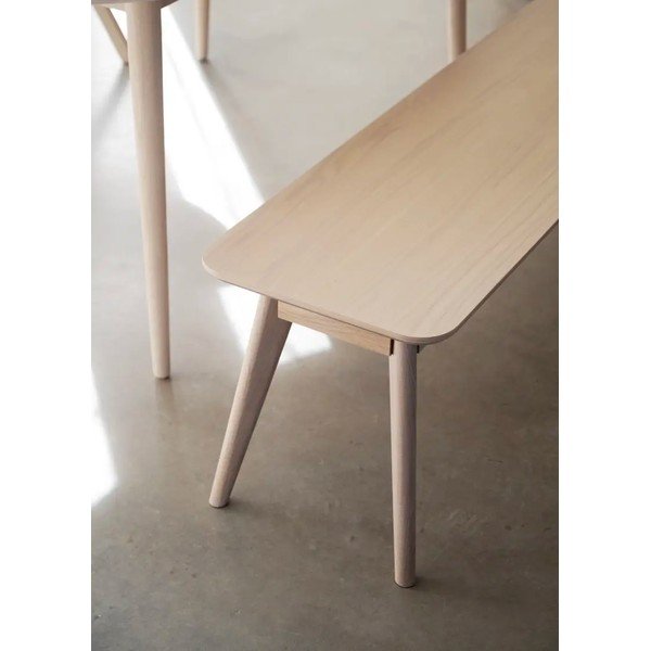 Klupa od drveta hrasta Rowico Yumi-image-2