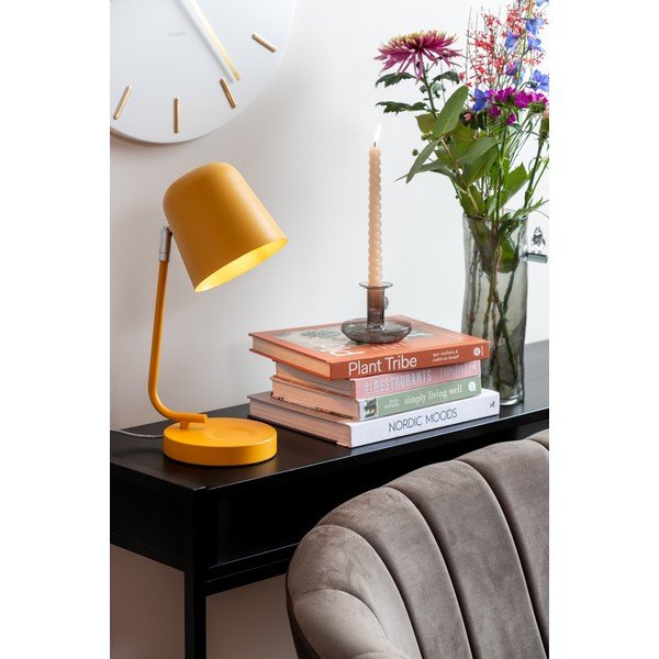 Oker žuta metalna stolna lampa (visina 38,5 cm) Encantar – Leitmotiv-image-1