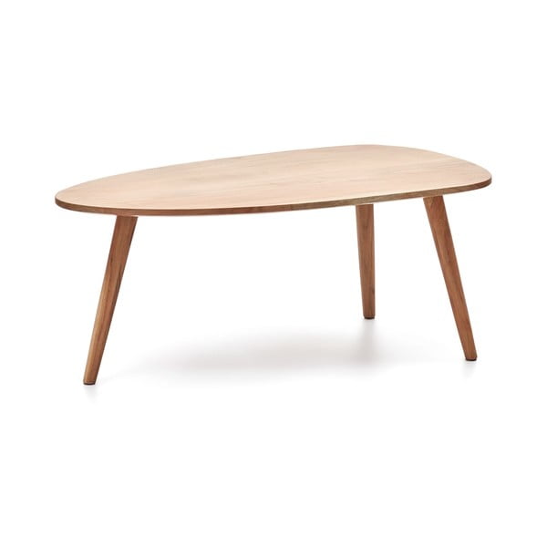 Stolić za kavu od masivnog bagrema u prirodnoj boji 60x110 cm Eluana – Kave Home-image-2