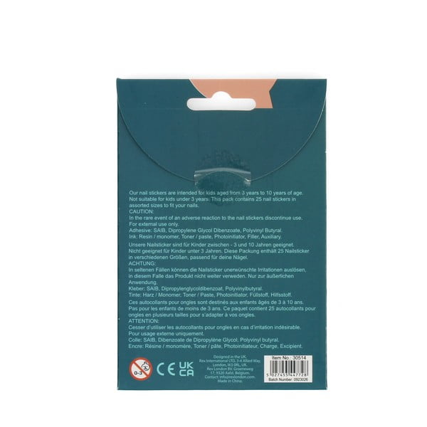 Kreativna igračka Ladybird – Nail stickers – Rex London-image-3