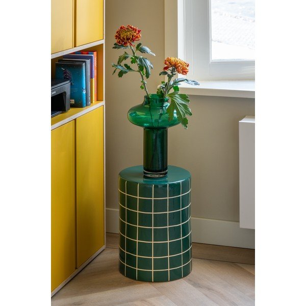 Okrugao pomoćni stol keramički ø 33 cm Retro Tiles – Leitmotiv-image-2