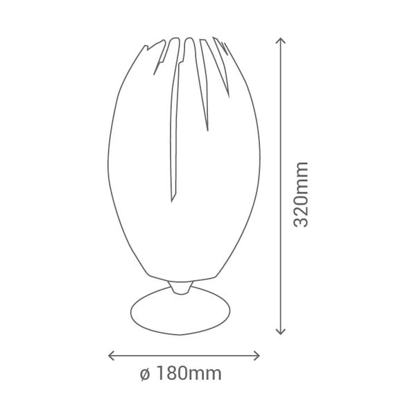 Bijela stolna svjetiljka SULION Medusa-image-2