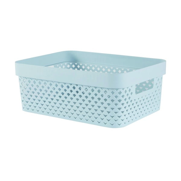 Svijetlo plava plastična kutija za pohranu 36x27x14 cm Pure – Curver