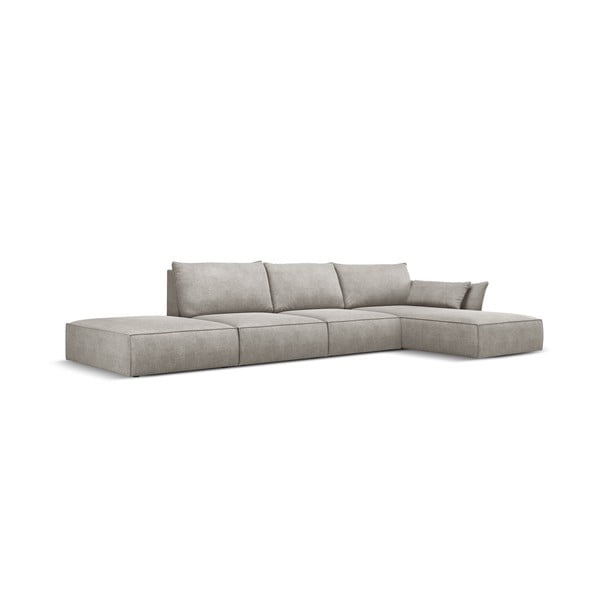 Svijetlo siva kutna garnitura (desni kut) Vanda - Mazzini Sofas-image-2
