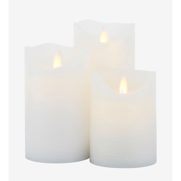 LED svijeće u setu 3 kom (visina 15 cm) Sara Exclusive – Sirius-image-2