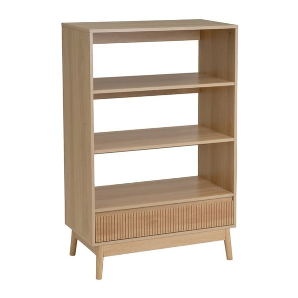 Biblioteka u prirodnoj boji 80x120x40 cm Naroa – Casa Selección