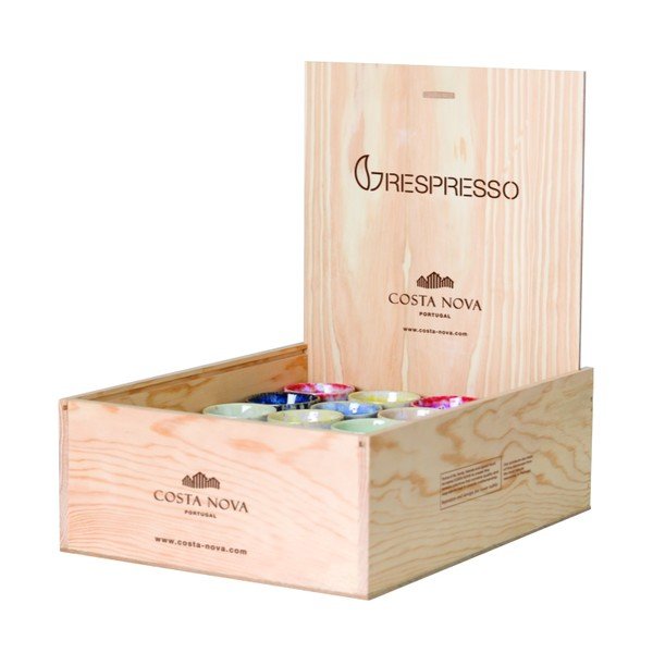 Šalice u setu 40 kom za espresso glinene 100 ml Grespresso – Costa Nova