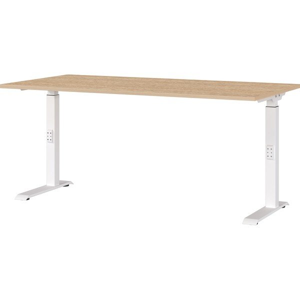 Radni stol podesive visine s pločom stola u dekoru hrasta 80x160 cm Downey – Germania