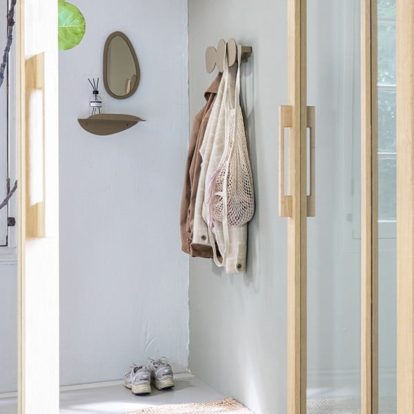 Bež metalna zidna vješalica 35 cm Tumulo – Spinder Design-image-3