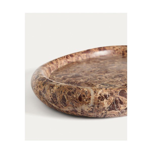 Mramoran ukrasni pladanj 28x43 cm Lenorel – Kave Home-image-2