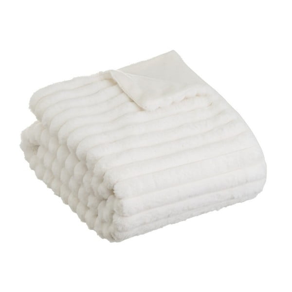 Bijela deka od mikropliša 130x160 cm Fur Velvet – Casa Selección