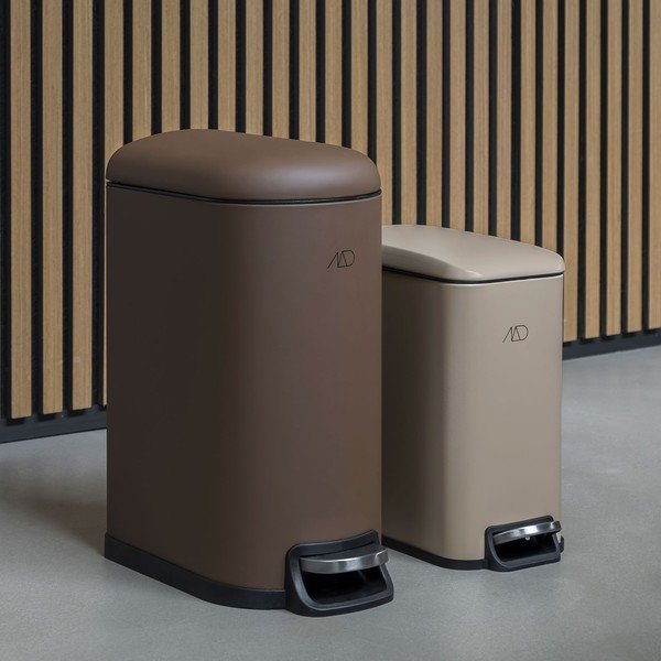 Bež metalna kanta za smeće s pedalom 5 l Wendy – Mette Ditmer Denmark-image-2