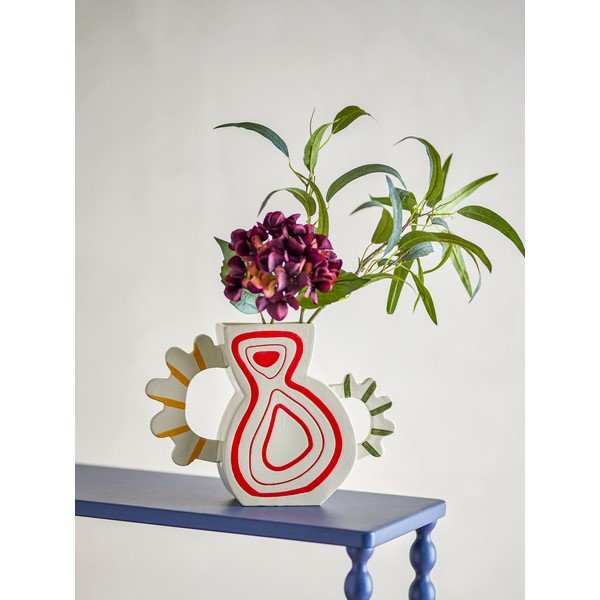 Ručno oslikana vaza od kamenine (visina 26 cm) Samila – Bloomingville-image-2