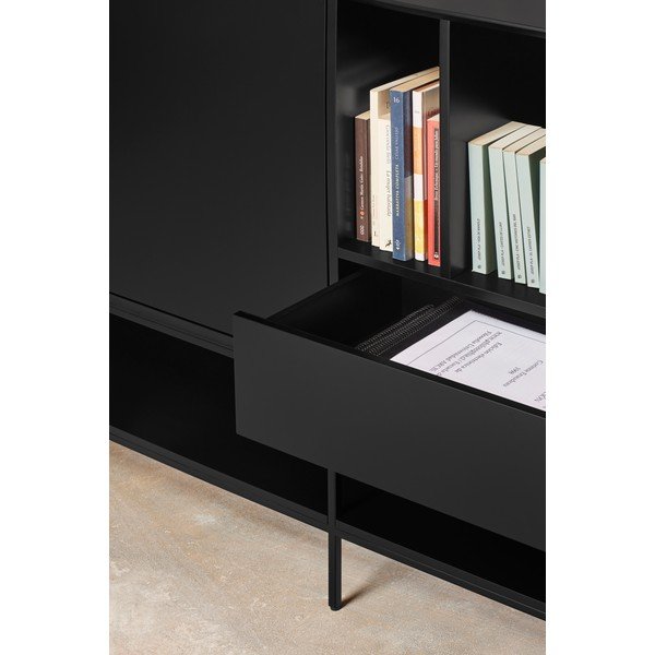Crna komoda 220x98x45 cm Platt – Teulat-image-3