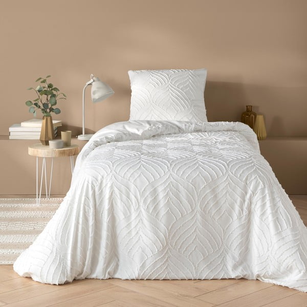 Bijela posteljina za krevet za jednu osobu od mikrovlakana 140x200 cm Heltie – douceur d'intérieur