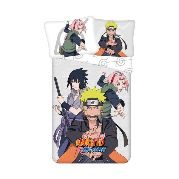 Pamučna dječja posteljina za krevet za jednu osobu 140x200 cm Naruto – Jerry Fabrics