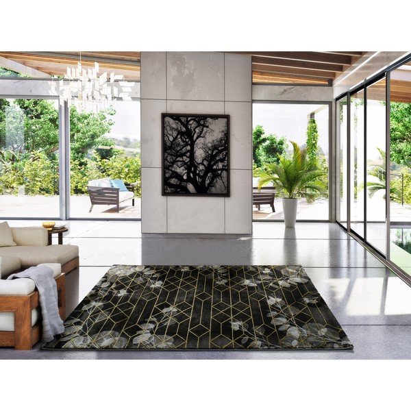 Crni tepih Universal Poet, 80 x 150 cm-image-1