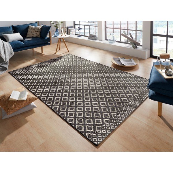 Crno-bež staza Zala Living Minnia, 76 x 200 cm-image-1
