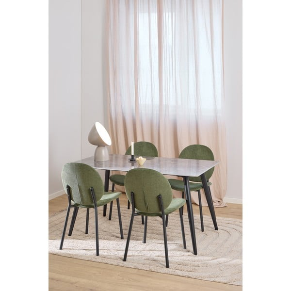 Kaki zelena blagovaonska stolica Cliff – Actona-image-4